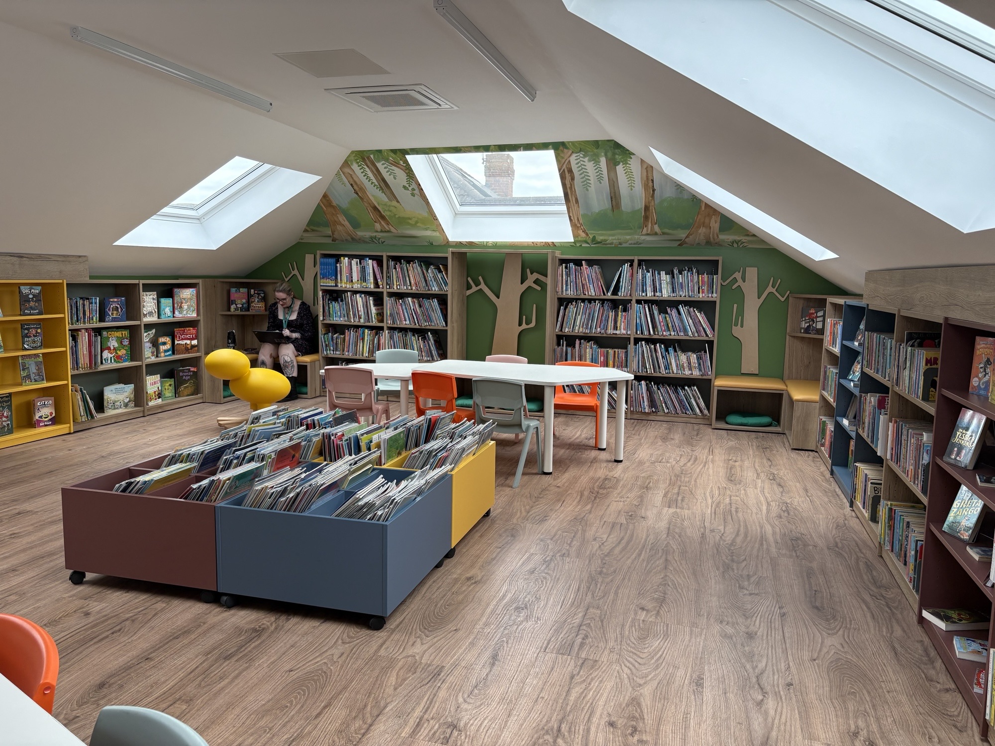 The newly designed children's library